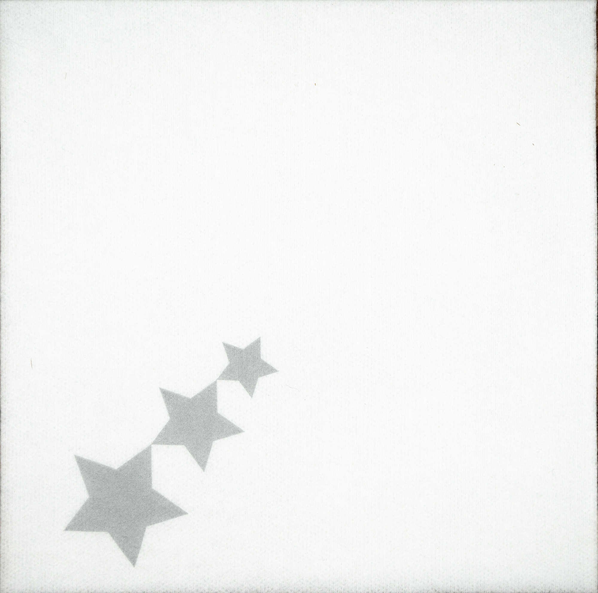40 x 40 Stoffähnliche Serviette- White Stars