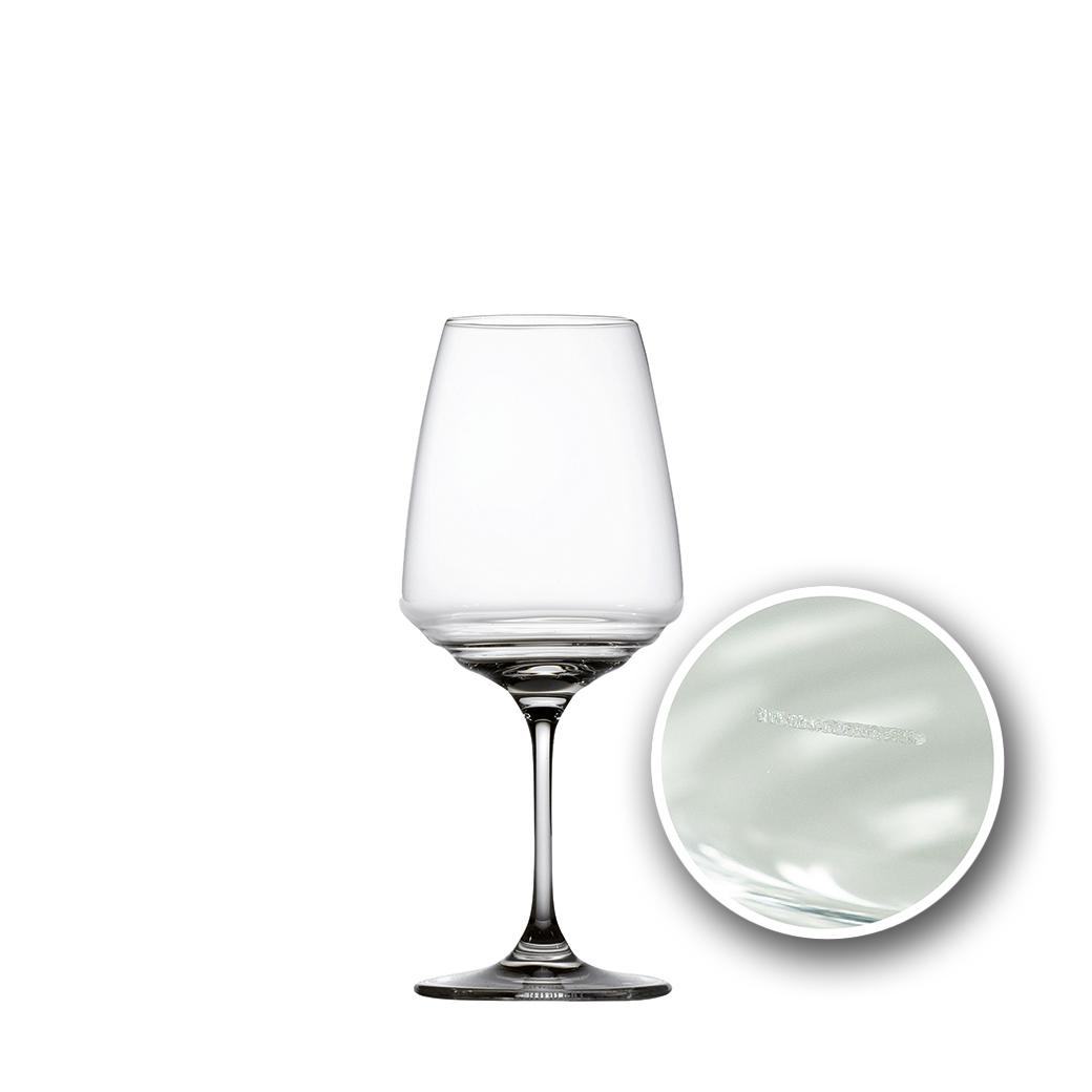 Zafferano Esperienze Weißweinglas mit 0,1l Füllstrich