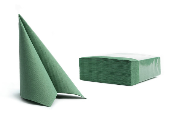 AIRLAID SOFT – dark green 38x 38cm