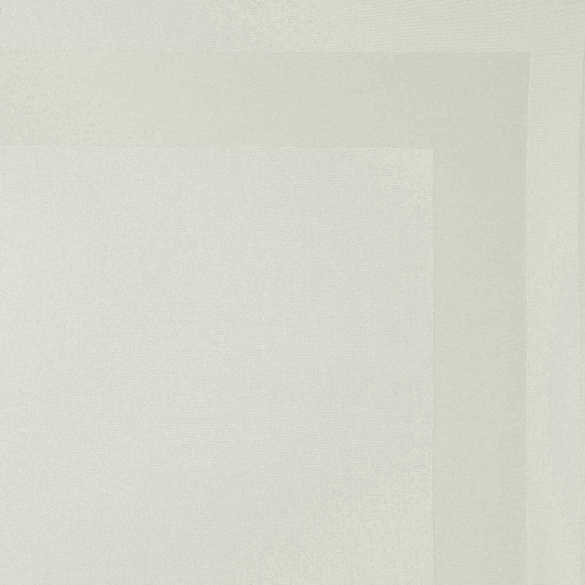 Stofftischdecke PIK-AS -mit Atlaskante – silber 130x130cm  von Gözze 