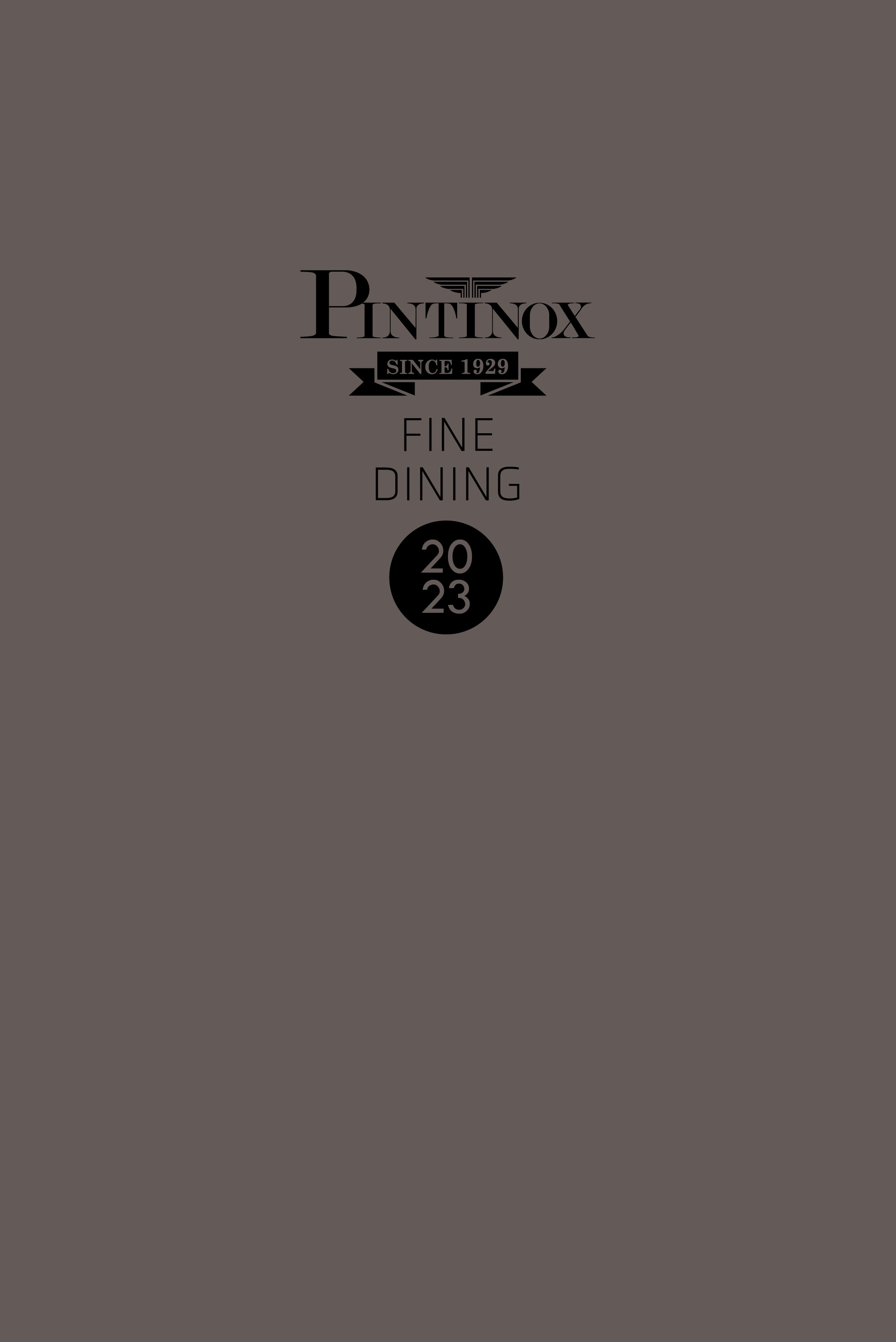 Pintinox HORECA Fine Dining Katalog PDF