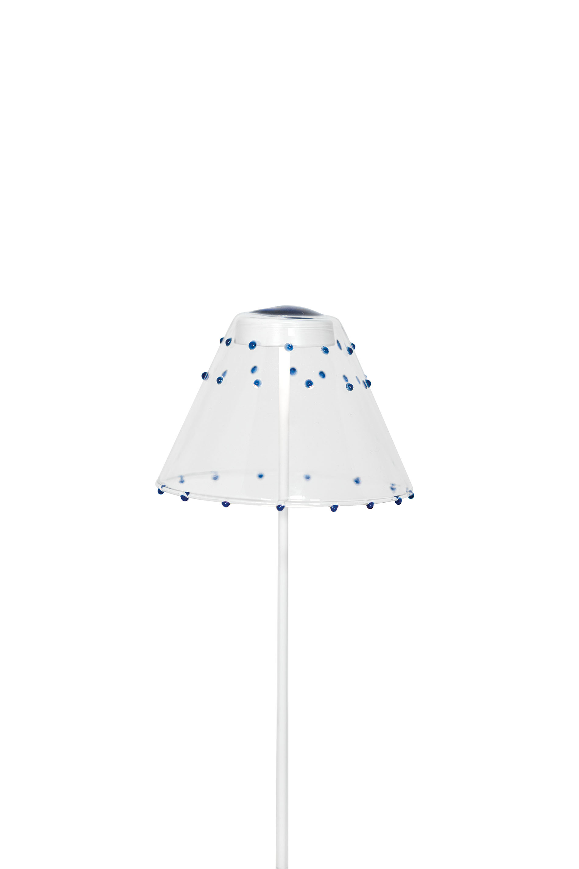 Leuchten-Schirm aus Glas mit 41 Punkten blau für Swap Pro